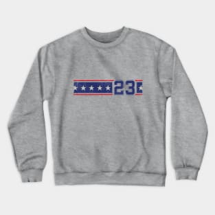 Retro USA Banner Number 23 Crewneck Sweatshirt